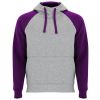 Sudaderas capucha roly badet de algodon morado con logo vista 1