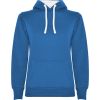 Sudaderas capucha roly urban mujer de algodon royal blanco con publicidad vista 1