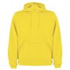 Sudaderas capucha roly capucha de algodon amarillo con publicidad vista 1
