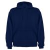 Sudaderas capucha roly capucha de algodon azul marino con publicidad vista 1