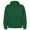 Sudaderas capucha roly capucha de algodon verde botella con publicidad vista 1