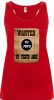 Camisetas despedida mujer de tirantes de despedida diseÃ±o wanted 100% algodÃ³n con impresiÃ³n vista 1